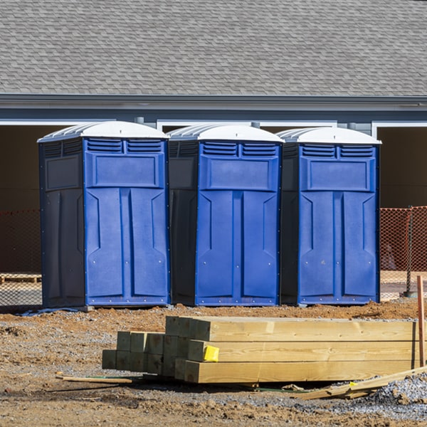 are there any restrictions on what items can be disposed of in the portable restrooms in Bowdon GA